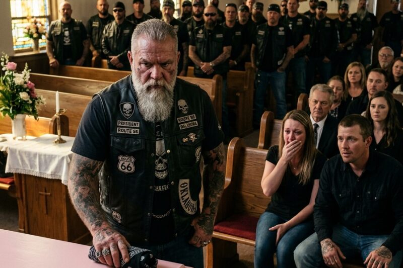 Thirty Bikers Walked Into a Child’s Funeral — Then One Hid Something in Her Casket