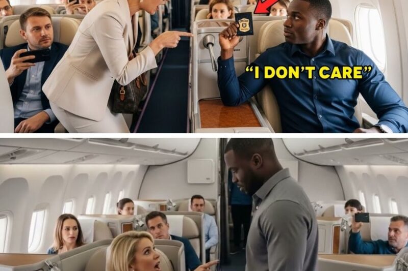 Entitled White Woman Slaps Black Man In First Class, Unaware He Is An Air Marshal