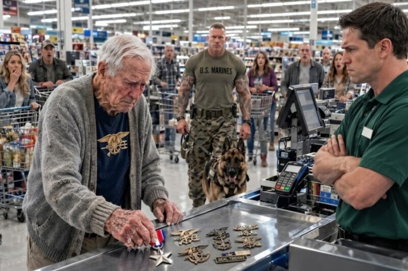 He Tried to Trade His War Medals for Food—Until a Marine’s K9 Recognized the Hero Everyone Ignored