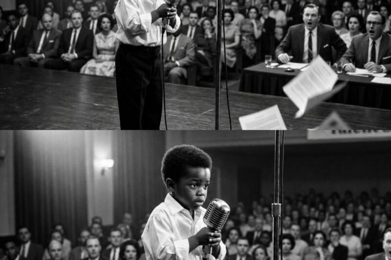 Michael Jackson Age 5 Could Barely Hold The Mic What Happened Next Made The Judges Stand