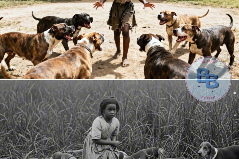 10 Hunting Dogs Surrounded the Runaway Slave Girl—But Only One of Them Survived