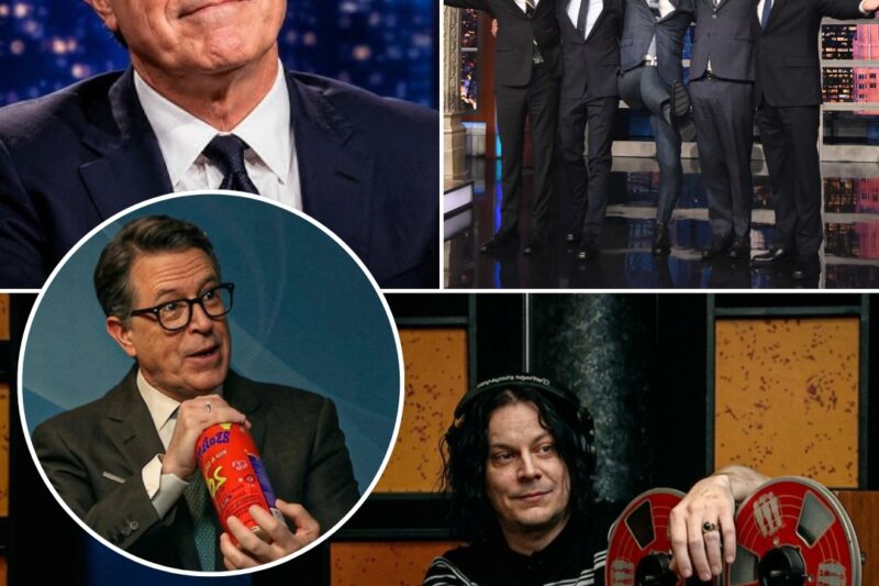 Just 23 hours after his emotional television farewell, Stephen Colbert resurfaces in a shocking location as unhinged madness with Eminem spirals completely out of control!