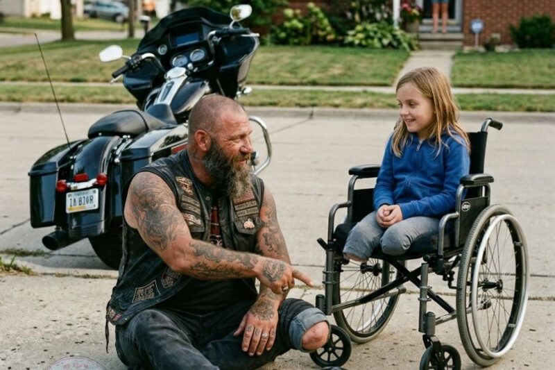 The Biker Took Off His Prosthetic Leg — Five Years Later, She Led 100 Harleys