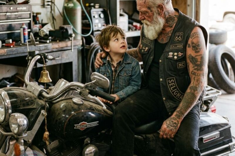 My Dying Biker Father Taught My Son One Lesson — We Didn’t Understand Until the Funeral