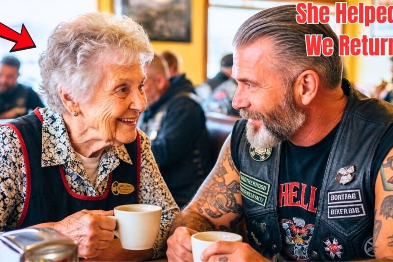 “You Gave Us Shelter”—Next Day, 400 Bikers Show Up for Grandma’s Diner