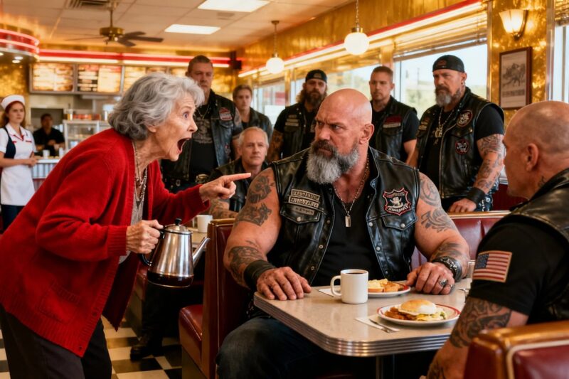 “My Husband Had a Tattoo Like Yours” — Elderly Waitress Told the Hells Angels Biker