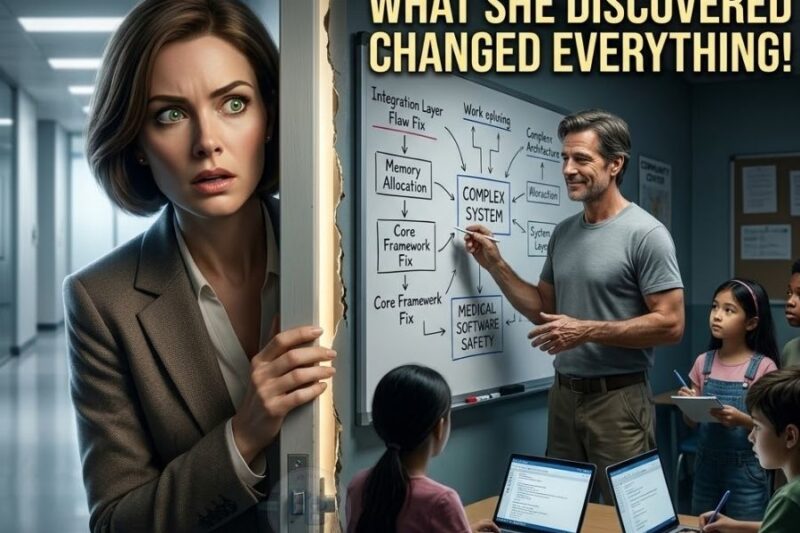 CEO Secretly Followed Single Dad Janitor After Work—What She Discovered Changed Everything!