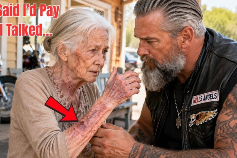 “He Said I’d Pay If I Talked…” — Elderly Woman Confesses to a Hells Angel