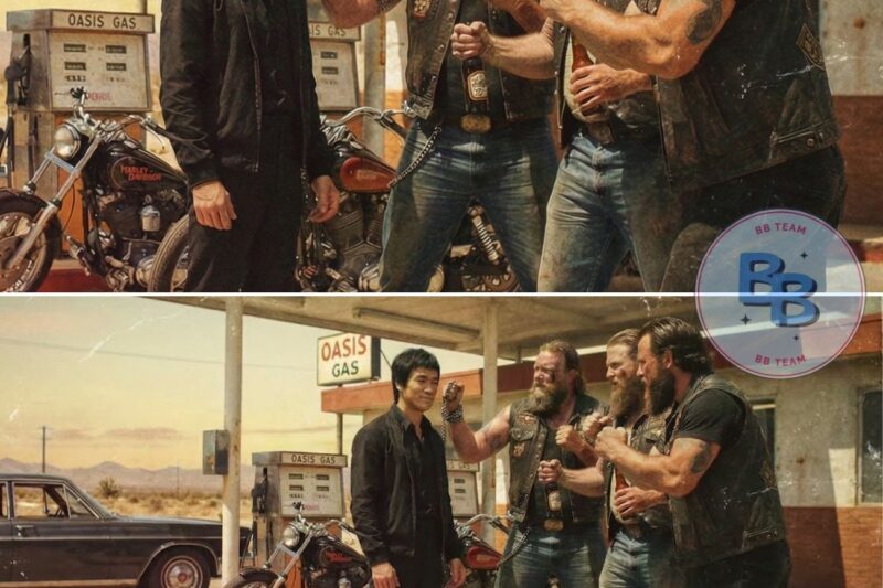 Hells Angels Surrounded Bruce Lee At Gas Station — He Had Brandon (Age 4) In The Car – What A Father