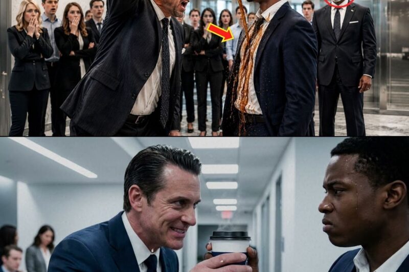 Manager Throws Coffee at New Black Intern on Day One — Until the CEO Walks In and Calls Him “Son”