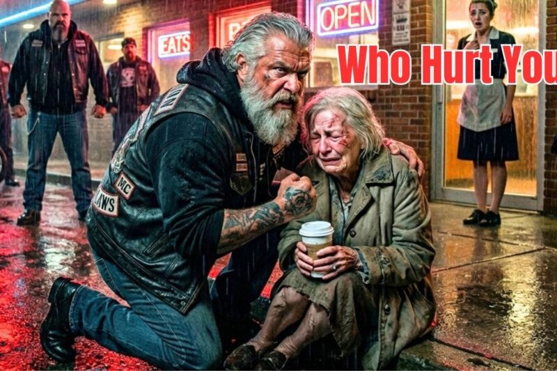 “Who Hurt You?” The Hells Angel Asked — The 85-Year-Old Woman Started a War