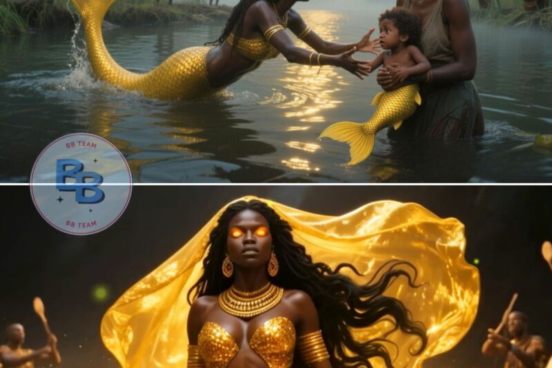 The Golden Mermaid’s Eyes Watched as She Abandoned Her Child