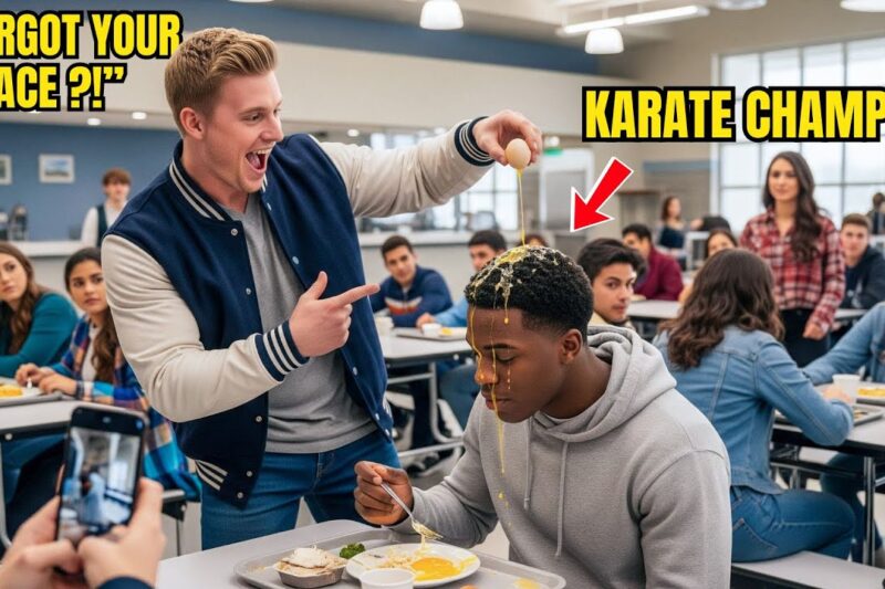 Bully Throws Eggs at a Black Student at Lunch — Didn’t Know He’s a State Karate Champ