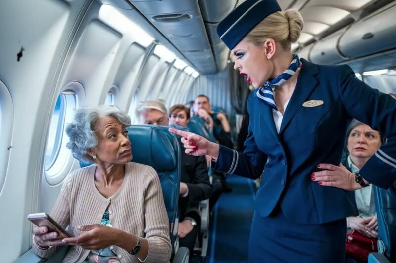 Flight Attendant Called Black Elderly Woman ‘Troublemaker’ — She Made One Call, Everything Changed