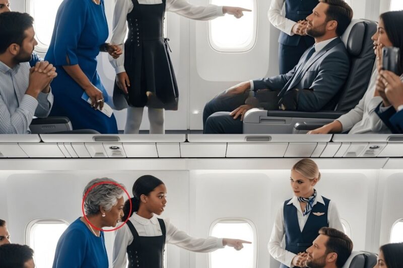 Brave little girl defends Black elderly woman in first class after passenger takes her seat