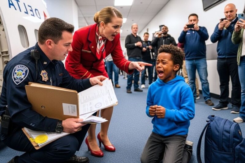 Flight Attendant Calls Police on 9-Year-Old Black Passenger — His Record Reveals Horrifying Facts