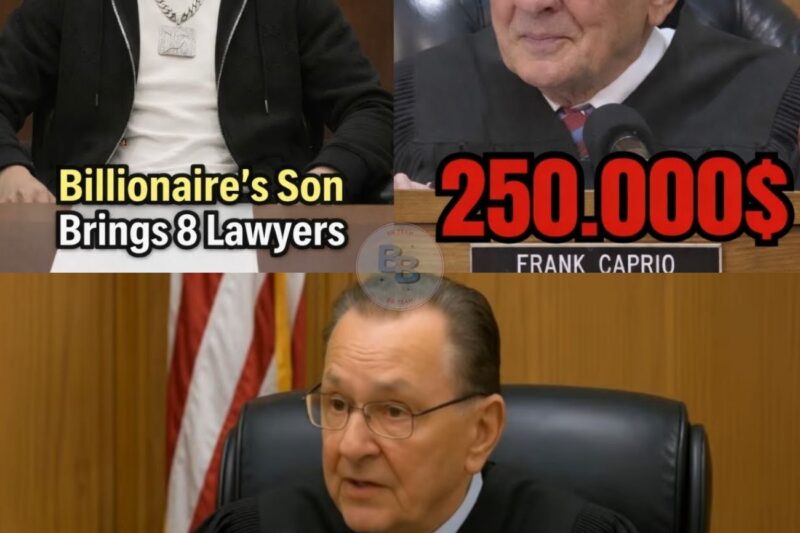 Billionaire’s Son Walked In Confident With Top Lawyers… Then Reality Hit Hard 