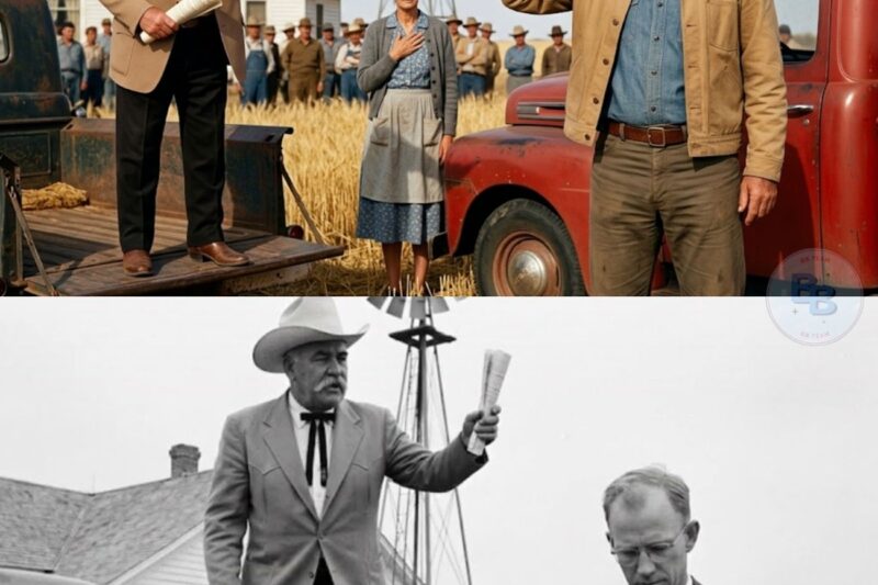 John Wayne Walked Into A Widow’s Farm Auction In Texas 1958 — Then He Outbid The Bank