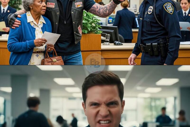 Cops Arrest Elderly Black Woman At a Bank — Unaware Hells Angels Are Watching