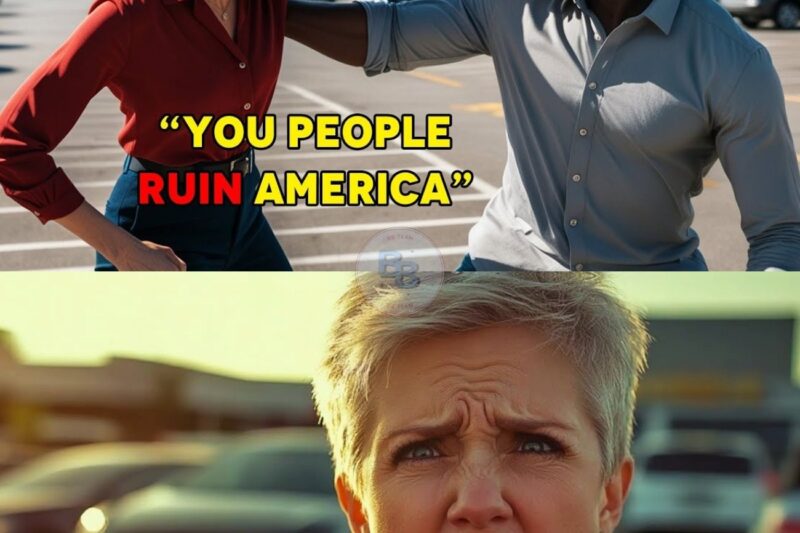 Racist White Woman Hits Black Man, She’s Shocked When He Hits Back