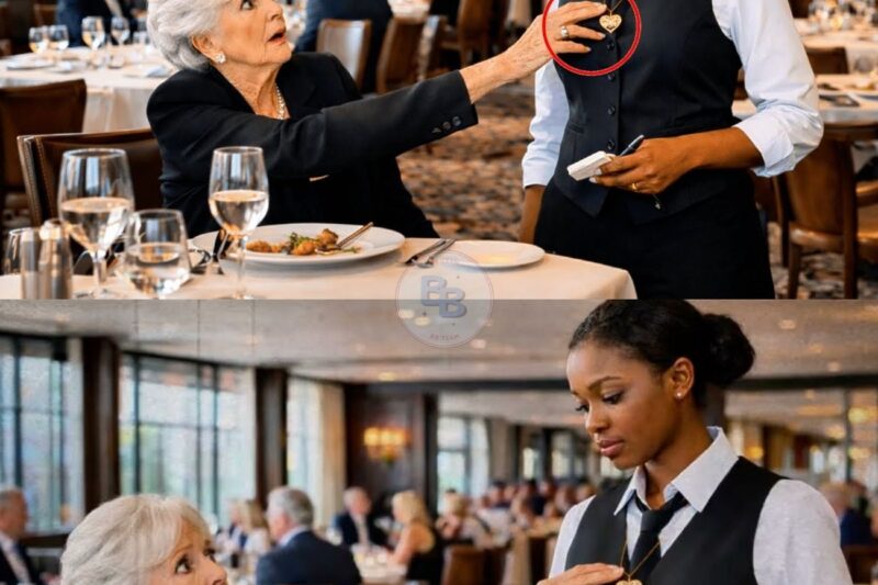 Billionaire Woman Froze at a Black Waitress’s Necklace — Then She Burst Into Tears and Hugged Her 