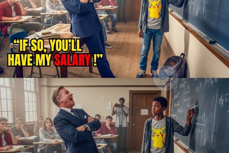 Teacher Told Black Student “Solve This Equation, My Salary Is Yours” — Then, He Regretted It