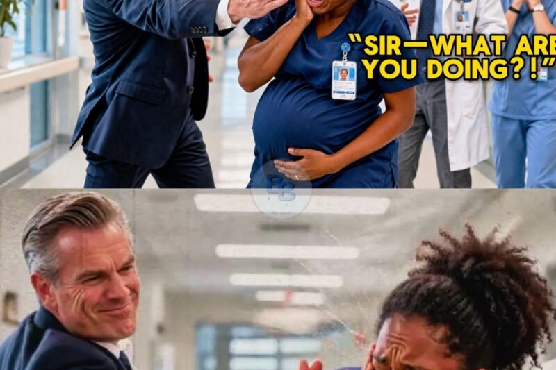 Arrogant Billionaire Slapped Black Pregnant Nurse and Walked Away, He Had No Idea Who Her Brother Is