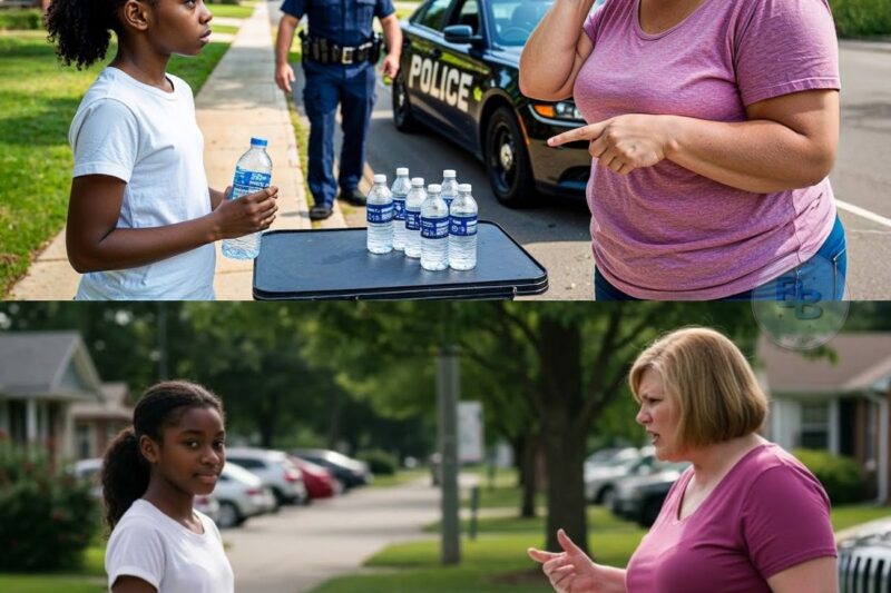 Woman Calls Police On Black Girl Selling Water—10 Minutes Later She Gets Karma