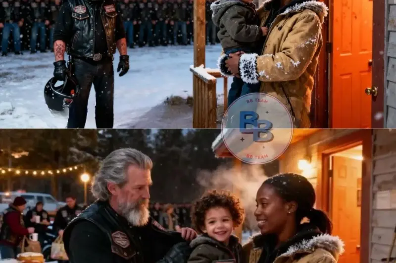 Kind Single Mom Shelters 26 Freezing Bikers – Next Morning 1500 Hells Angels Stops Outside Her Door