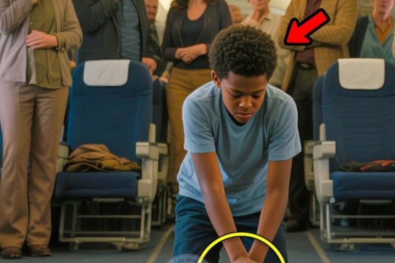 Black Teen Saves Millionaire’s Pregnant Wife Mid Flight, His Request Made the Millionaire Cry