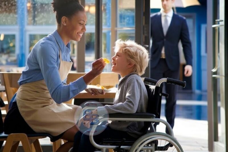 Billionaire Dad Watches Waitress Feed His Disabled Son – And Changes Her Life Forever!