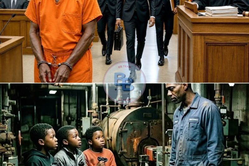 A Poor Janitor Raised Triplet Orphan Boys Alone—30 Years Later, They Walked Into Court to Save Him