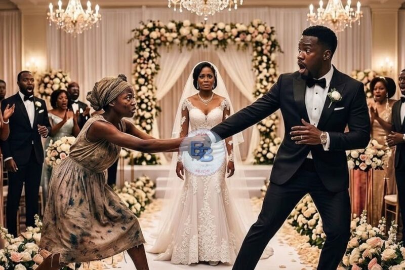 CEO is shocked when a poor girl pulls him away from his wedding… but five seconds later..