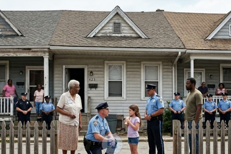 Black Girl Gave Starving Man Last Sandwich — Next Day 60 Police Officers Lined Up at Her Door