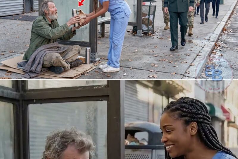 Black Girl Brought Breakfast to Old Man Daily — Two Day, Military Officers Arrived at Her Door