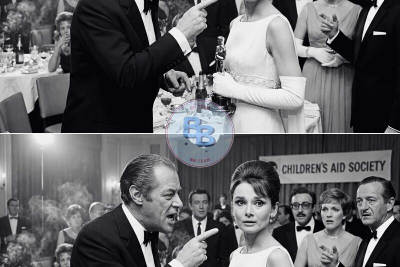 Rex Harrison Called Audrey Hepburn a “FAKE” in Front of 300 People—Her Response Put Him on His KNEES