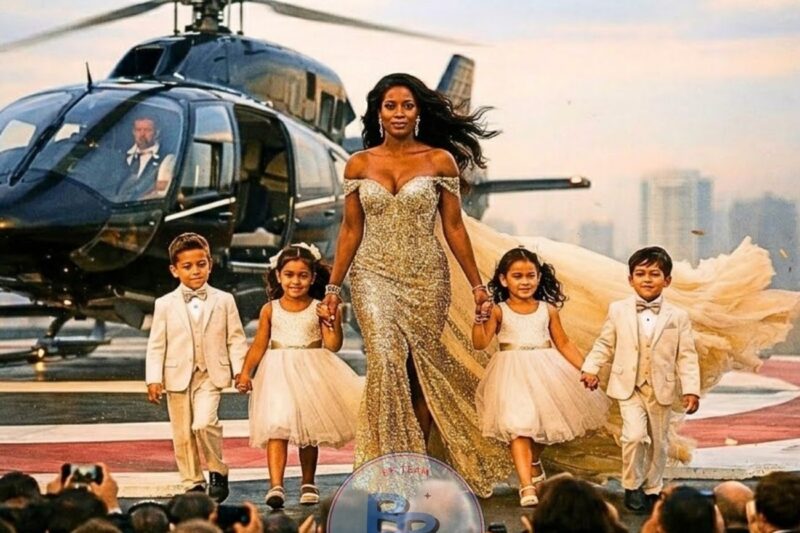 He Dumped Her Because She Was “Just A Maid”, But She Returned With Triplets In A Helicopter
