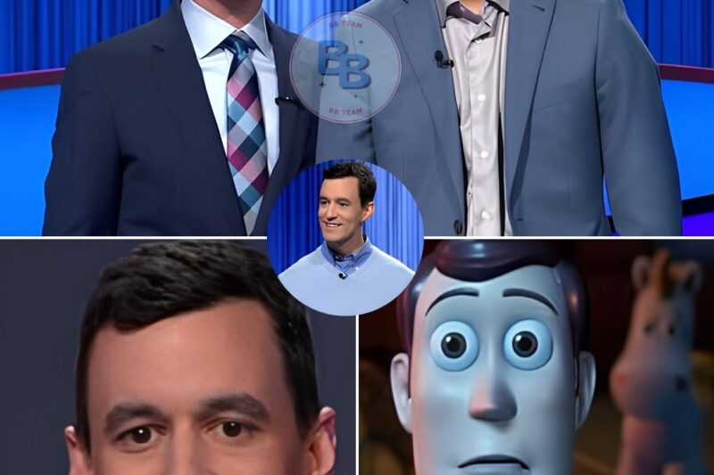 BREAKING NEWS: “IT STARTED WITH ONE COMMENT… NOW TRISTAN CAN’T ESCAPE IT.” Initially, fans were only discussing Tristan Williams’ winning streak on Jeopardy!… then things unexpectedly took a turn after a seemingly random comparison. In a short time, social media was flooded with side-by-side collages and the same question: Does Tristan look strangely like Woody from Toy Story? But what piqued everyone’s curiosity even more was: What did Tristan think when the entire internet suddenly transformed him into the famous cartoon character? Was he annoyed, embarrassed… or did he react in an unexpected way? His answer — and how he reacted to the storm of comments — is delighting fans just as much as the comparison itself 