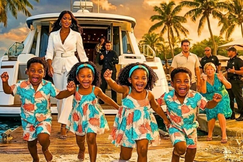 Ex-Husband’s Family Banned Her From Entering The Resort “Forever”, But She Returned With Quadruplets