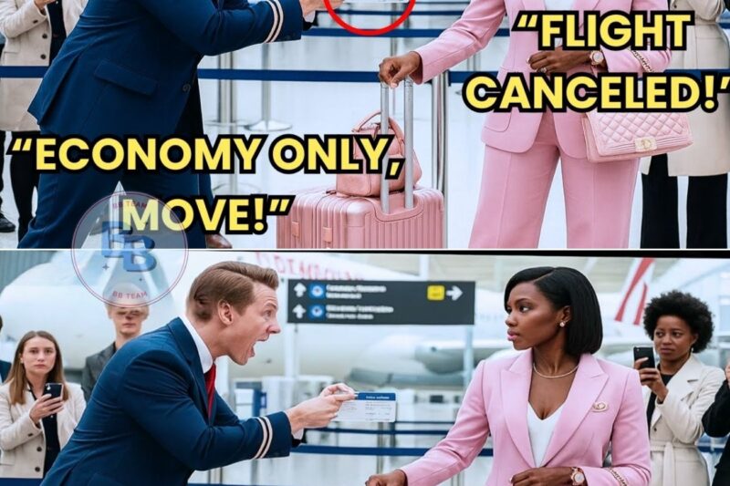 Black CEO Told to Use Economy Line — She Cancels the Flight With One Silent Gesture Instantly