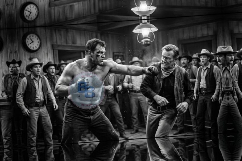 Texas Boxer Mocked John Wayne At Saloon — “You’re A Movie Cowboy” — 8 Seconds Later…