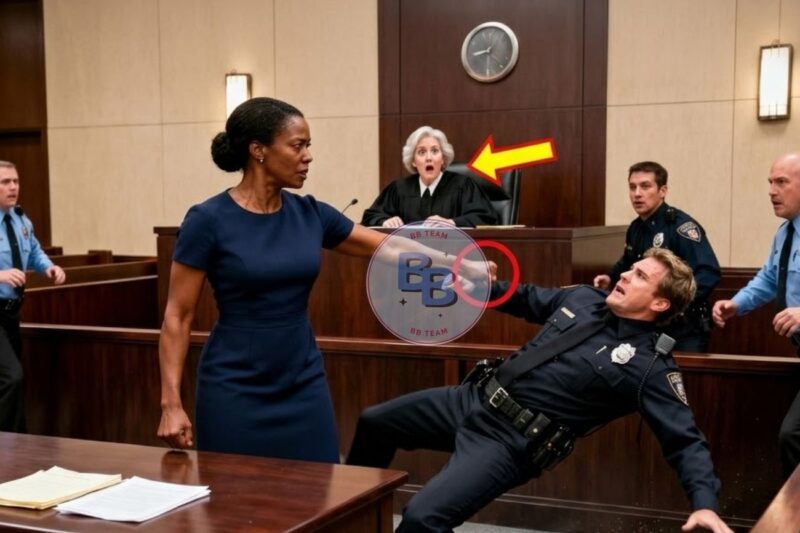 Cop Slapped Black Woman in Front of Judge — She Knocked Him Out Before Bailiffs Could React