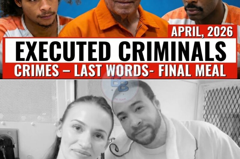 All PRISONERS EXECUTED in April 2026 (US): Last Meals & Final Words