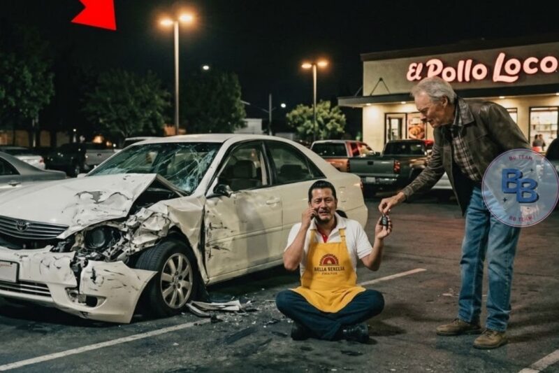 Waitress’s car breaks down, three children wait—Clint shows grace.