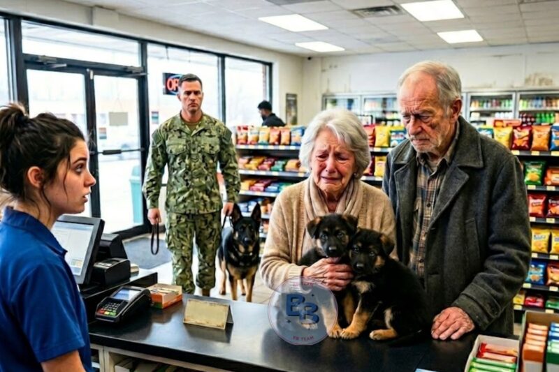 An Elderly Couple Tried to Give Away Their Two Puppies — A Navy SEAL Quietly Stepped Forward