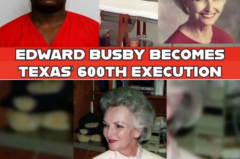 Texas Executes Edward Busby for Suffocating 77-Year-Old Laura Crane in Her Own Trunk