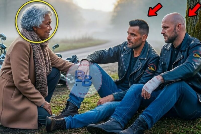 Elderly WOMEN Stumbles Upon 3 Injured BIKERS, Her Reaction Stuns the Whole Town