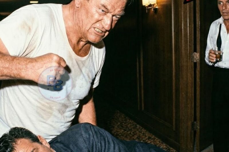When Sinatra’s Bodyguard Said 5 Words to John Wayne at 2 AM — The Party Stopped in 40 Seconds