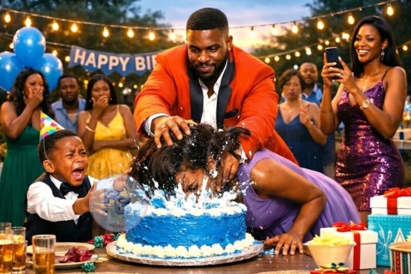 Unaware His Wife Was A Trillionaire’s Daughter, He Pushed Her Face Into Their Son’s Birthday Cake..