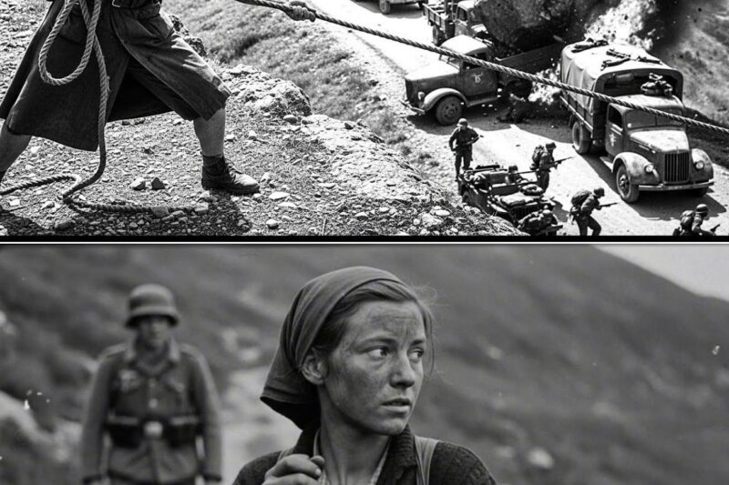 How One Woman’s “Stupid” Rope Trick Blew Up 5 Nazi Ammo Trucks In Just 10 seconds